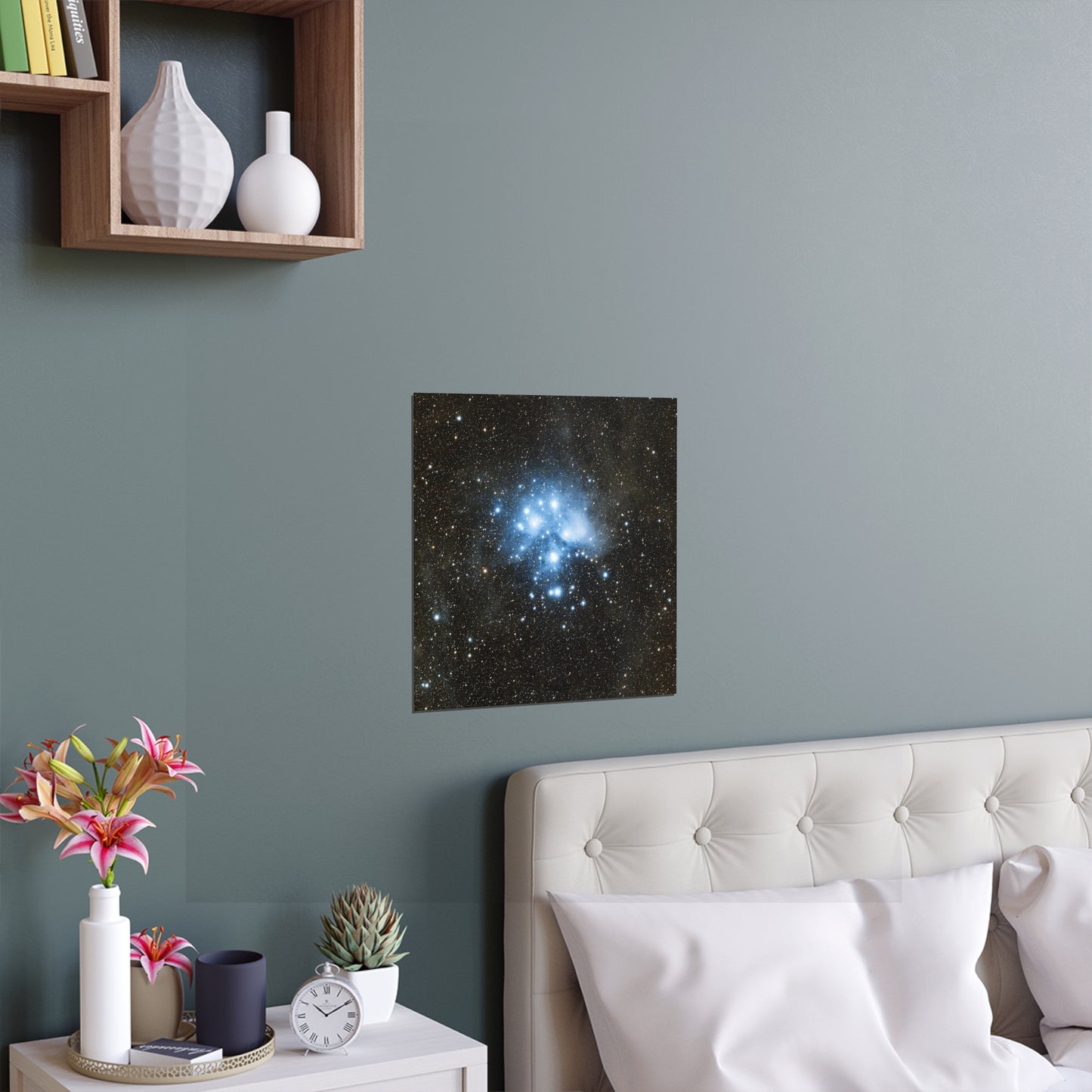 Indoor and Outdoor Silk Poster - The Pleiades by AstronoBoa