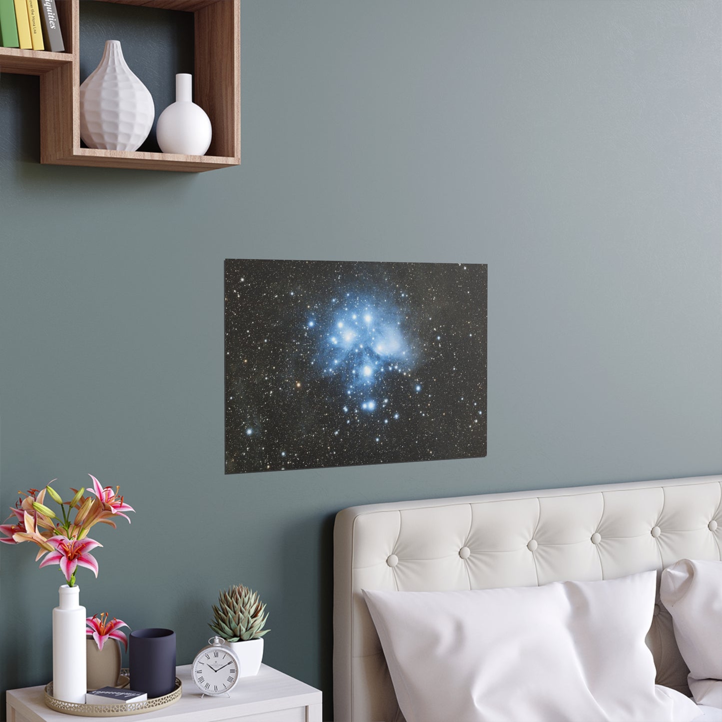 Indoor and Outdoor Silk Poster - The Pleiades by AstronoBoa