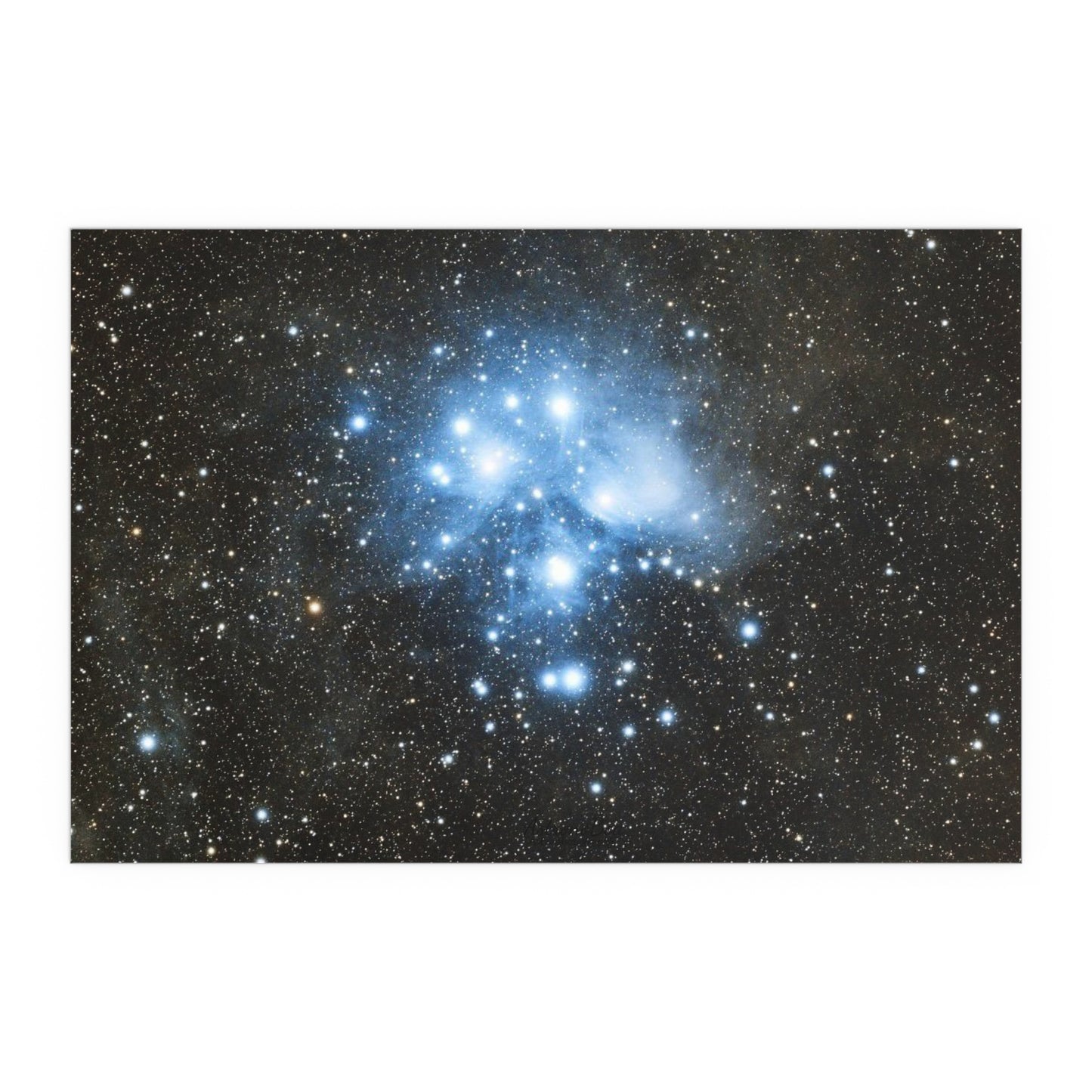 Indoor and Outdoor Silk Poster - The Pleiades by AstronoBoa