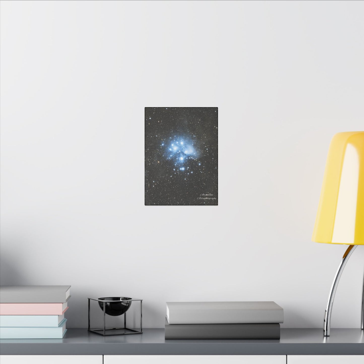 Canvas Print Pleiades Star Cluster created by AstronoBoa