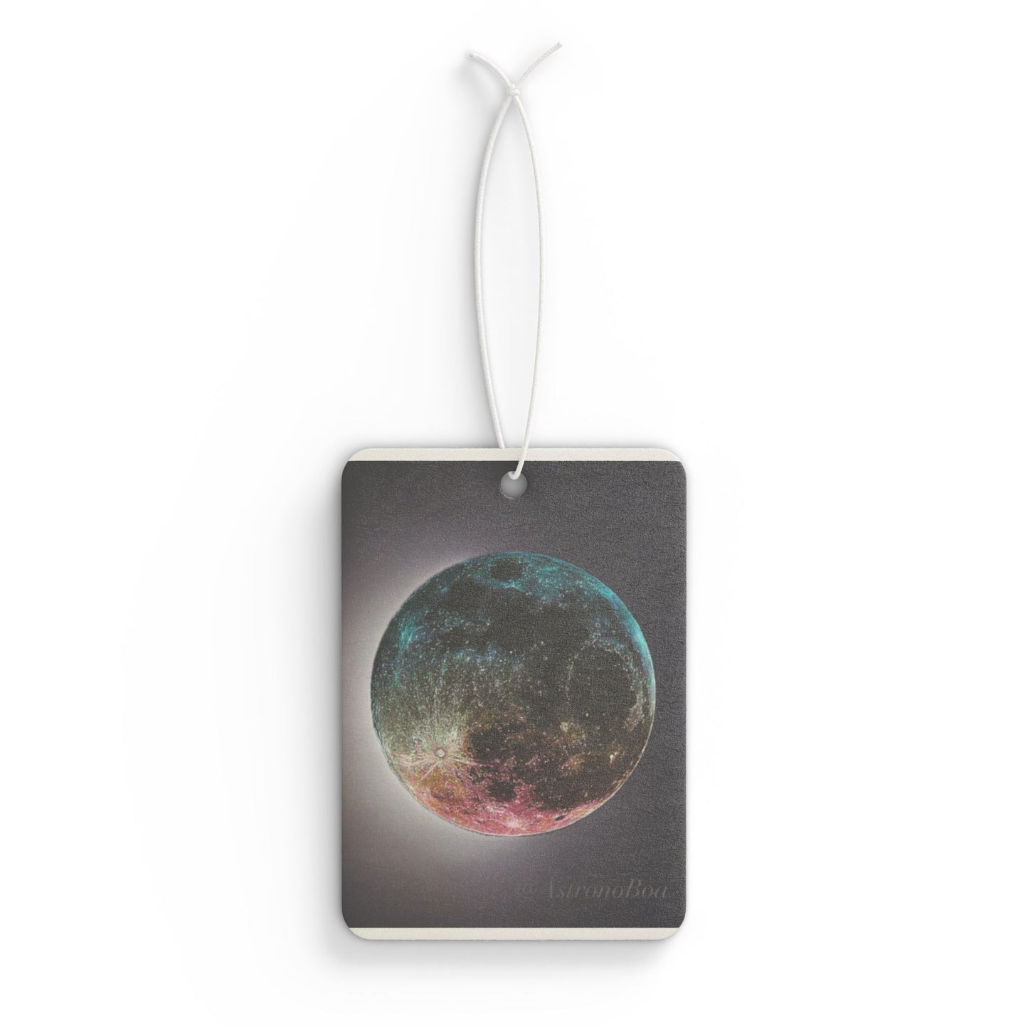 Car Air Freshener Full Moon Art