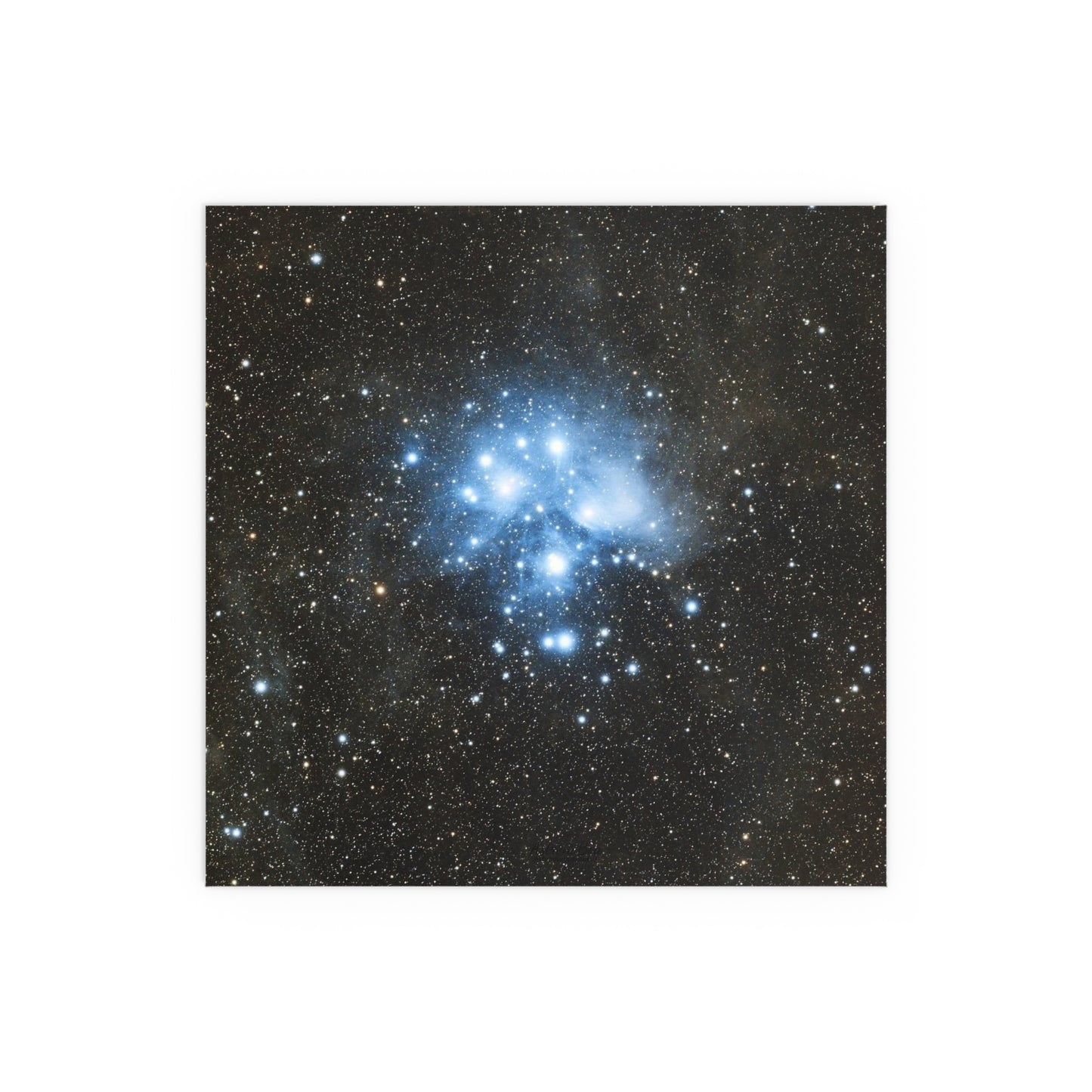 Indoor and Outdoor Silk Poster - The Pleiades by AstronoBoa