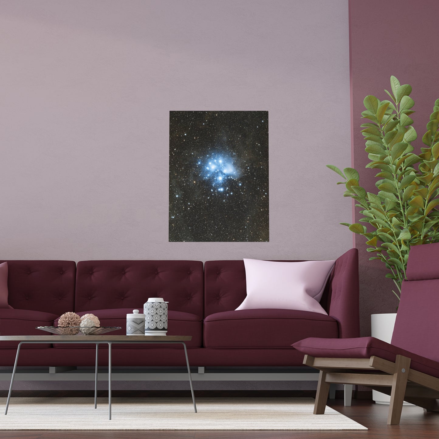 Indoor and Outdoor Silk Poster - The Pleiades by AstronoBoa