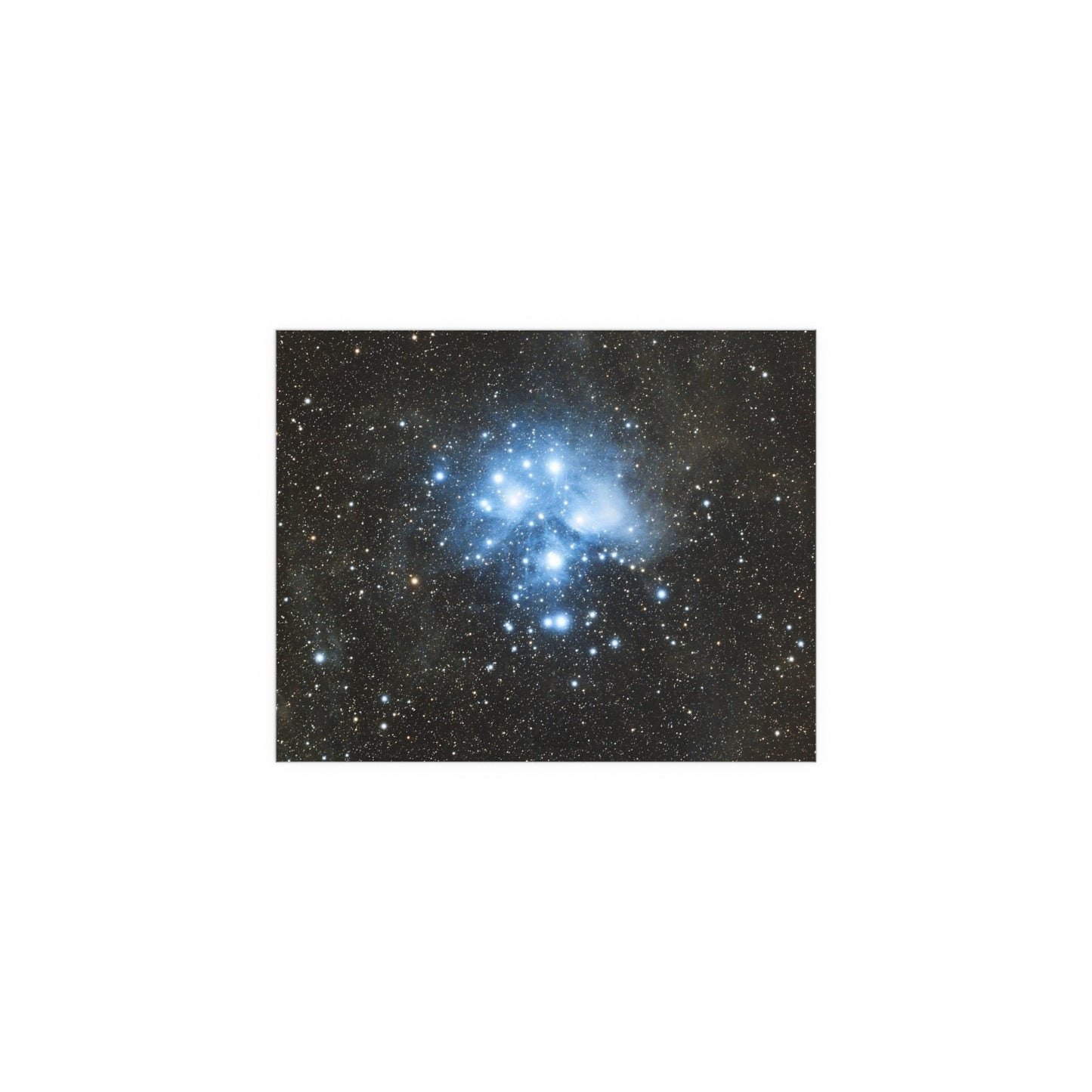 Indoor and Outdoor Silk Poster - The Pleiades by AstronoBoa