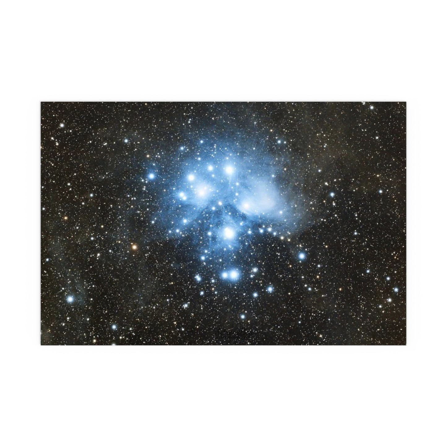 Indoor and Outdoor Silk Poster - The Pleiades by AstronoBoa