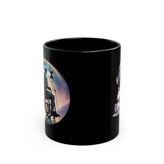 Black Mug Astronaut(11oz, 15oz)