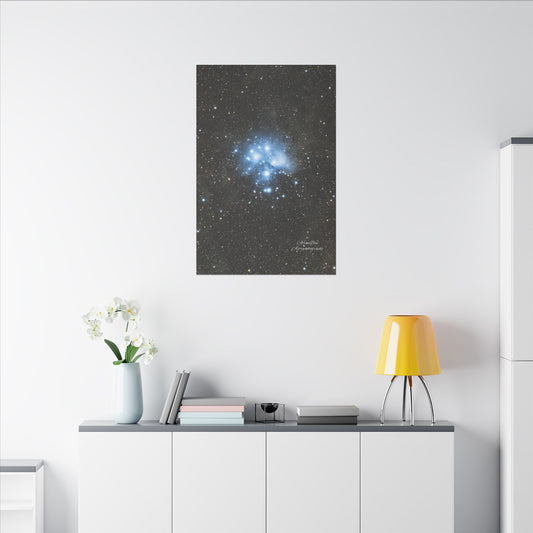 Canvas Print Pleiades Star Cluster created by AstronoBoa