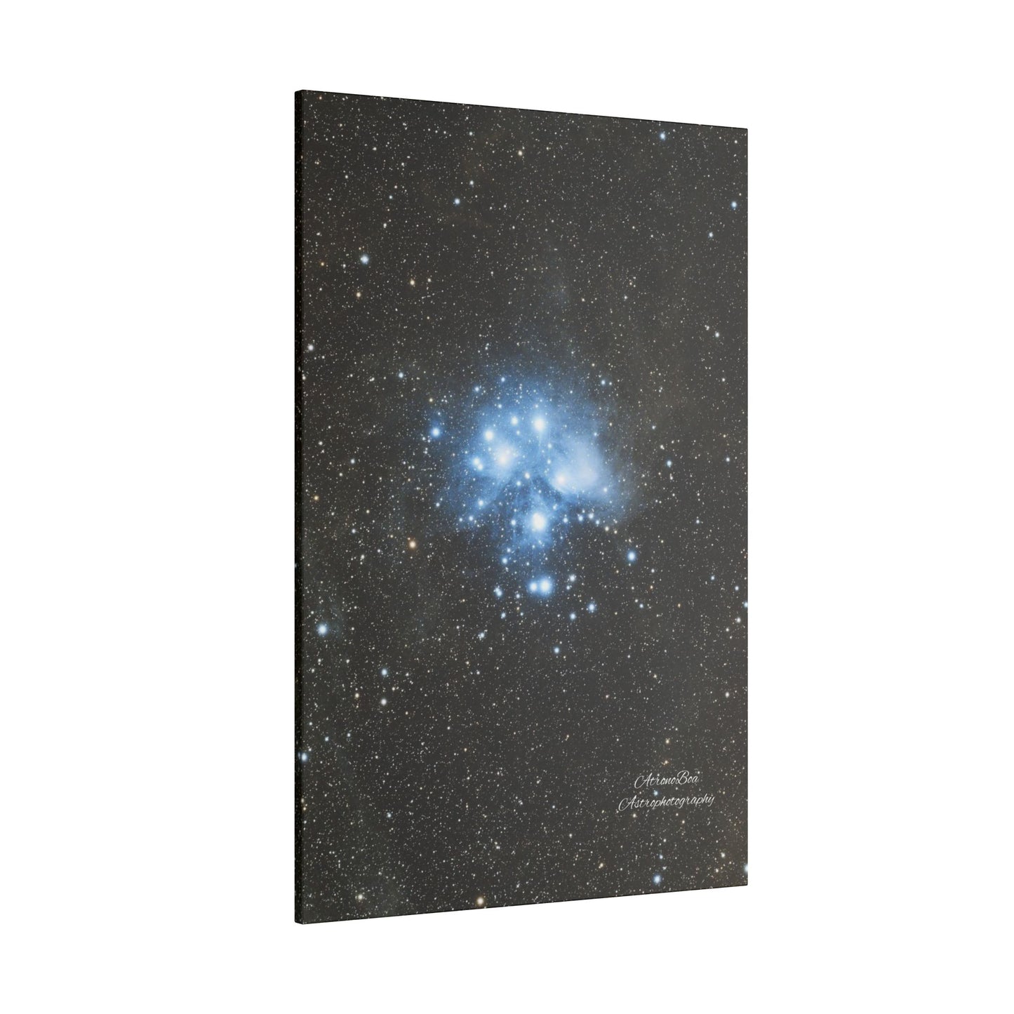 Canvas Print Pleiades Star Cluster created by AstronoBoa