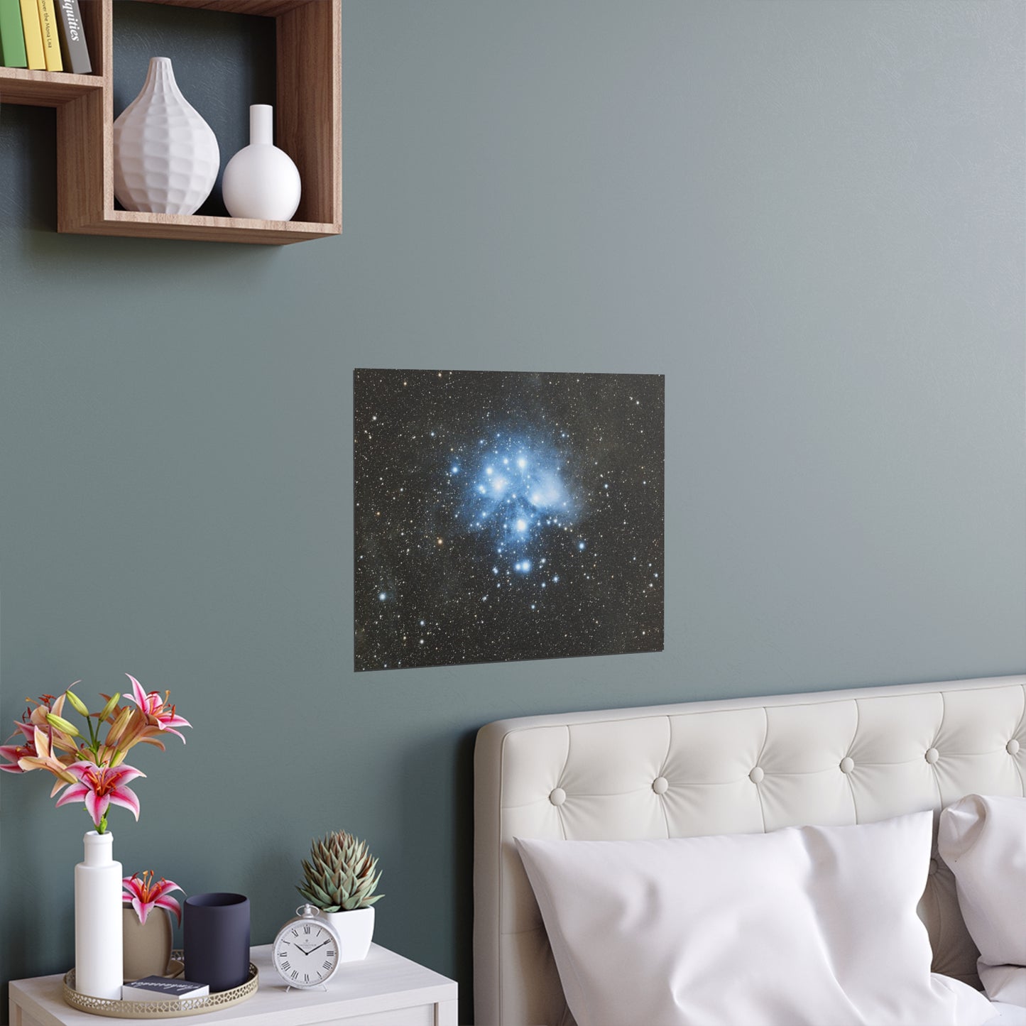 Indoor and Outdoor Silk Poster - The Pleiades by AstronoBoa