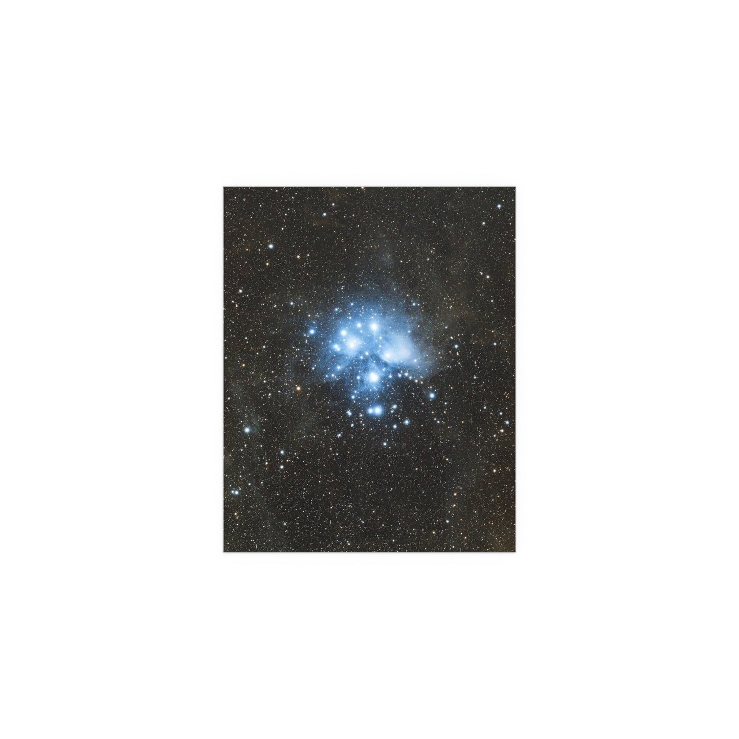 Indoor and Outdoor Silk Poster - The Pleiades by AstronoBoa