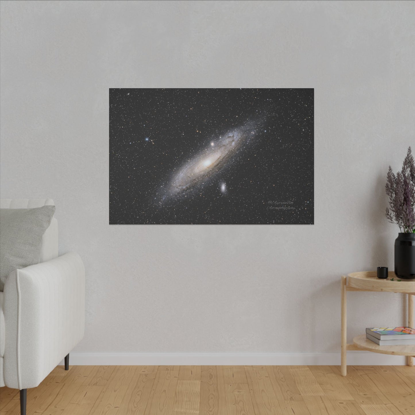 Canvas Matte , Stretched, 0.75" Andromeda Galaxy