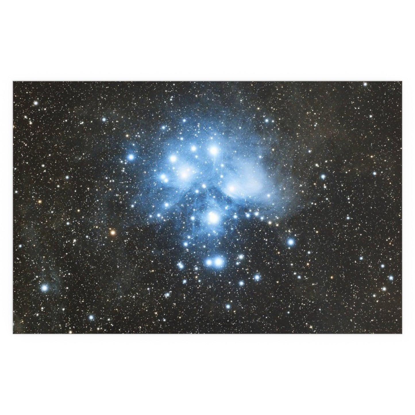 Indoor and Outdoor Silk Poster - The Pleiades by AstronoBoa