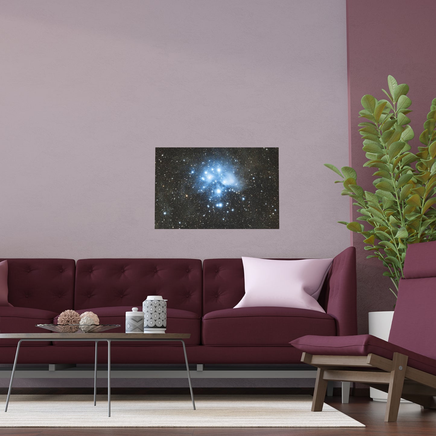 Indoor and Outdoor Silk Poster - The Pleiades by AstronoBoa