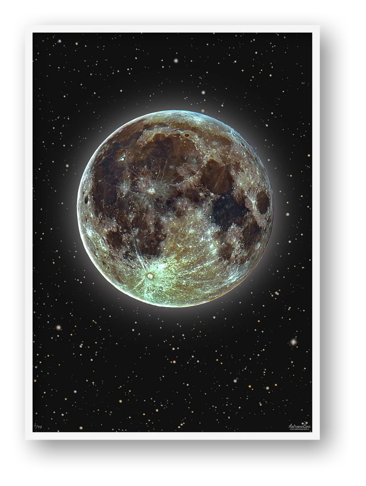 Mineral Moon by AstronoBoa — framed
