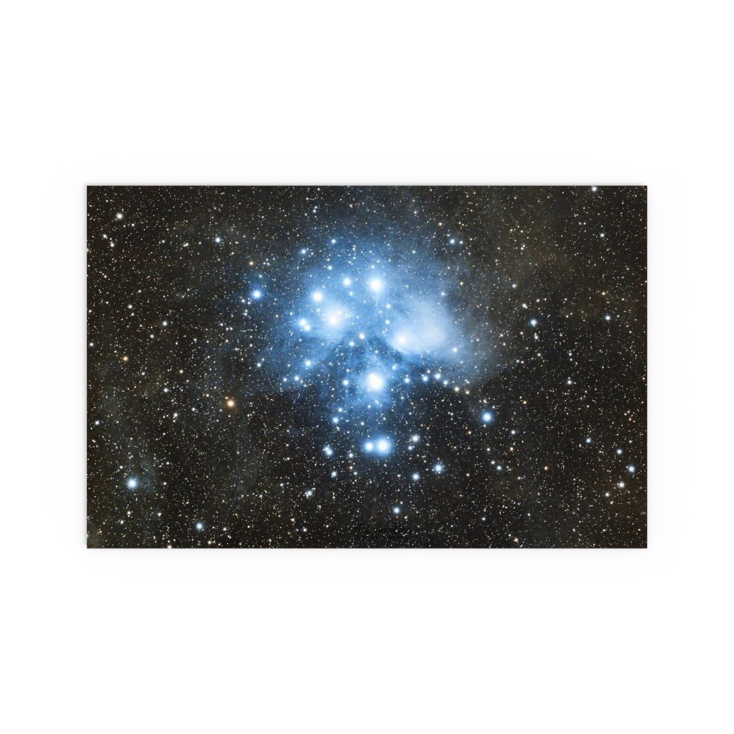 Indoor and Outdoor Silk Poster - The Pleiades by AstronoBoa