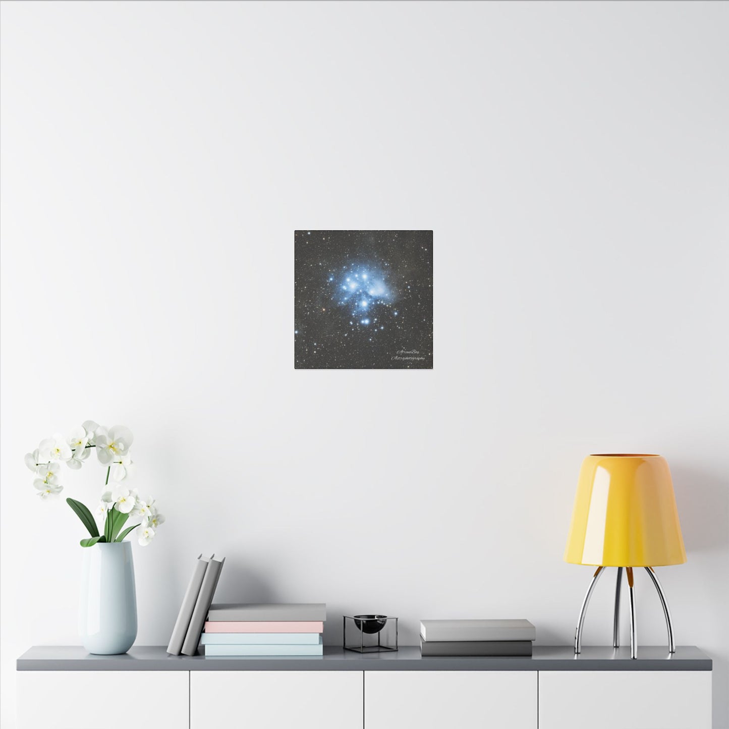 Canvas Print Pleiades Star Cluster created by AstronoBoa