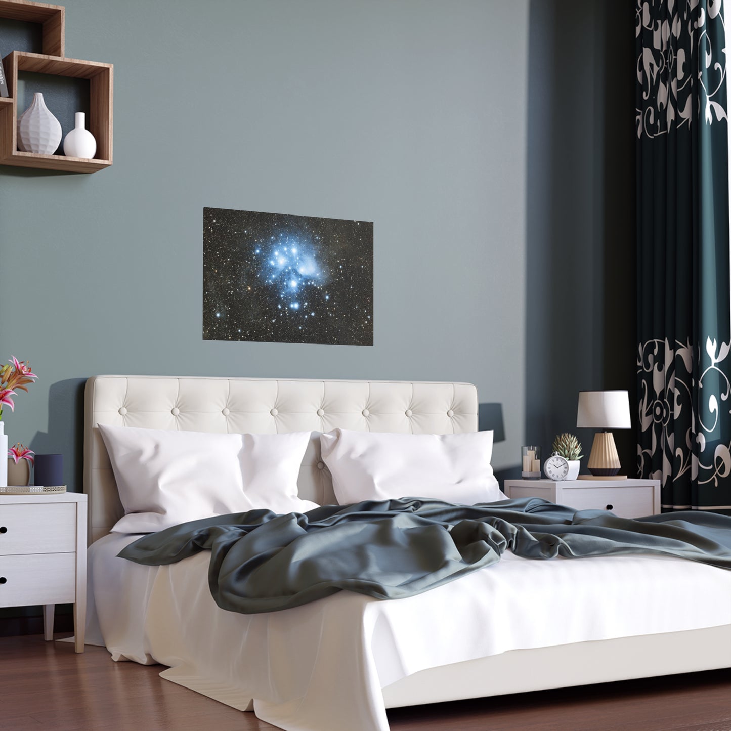 Indoor and Outdoor Silk Poster - The Pleiades by AstronoBoa