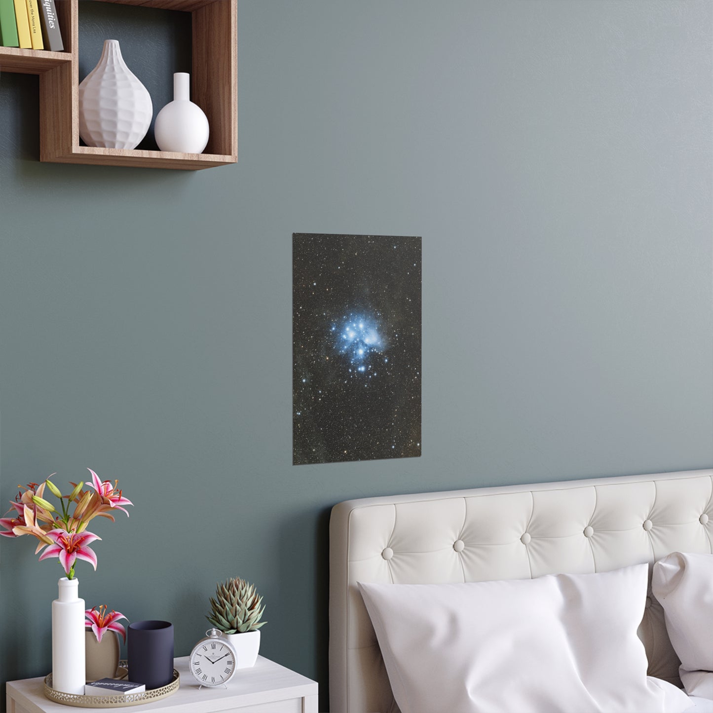 Indoor and Outdoor Silk Poster - The Pleiades by AstronoBoa