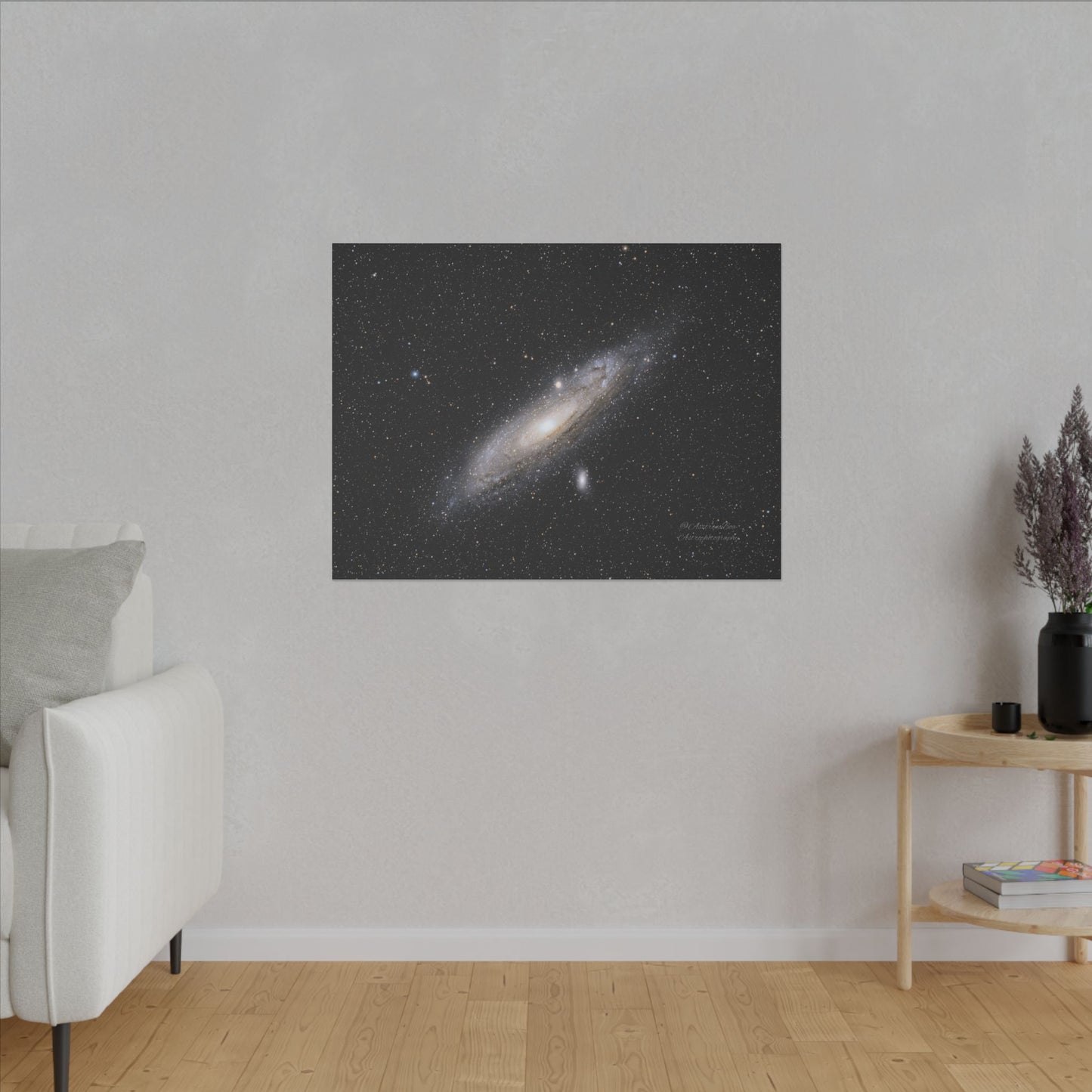 Canvas Matte , Stretched, 0.75" Andromeda Galaxy