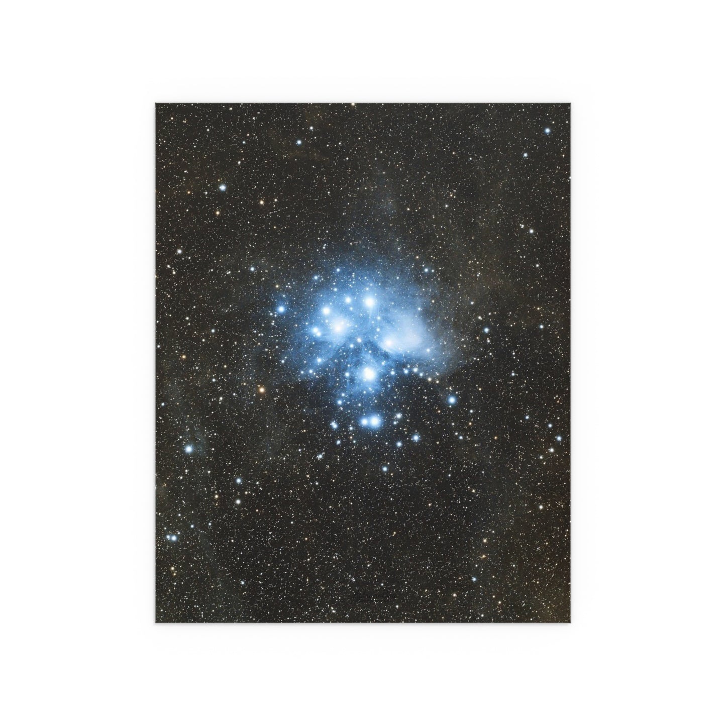 Indoor and Outdoor Silk Poster - The Pleiades by AstronoBoa