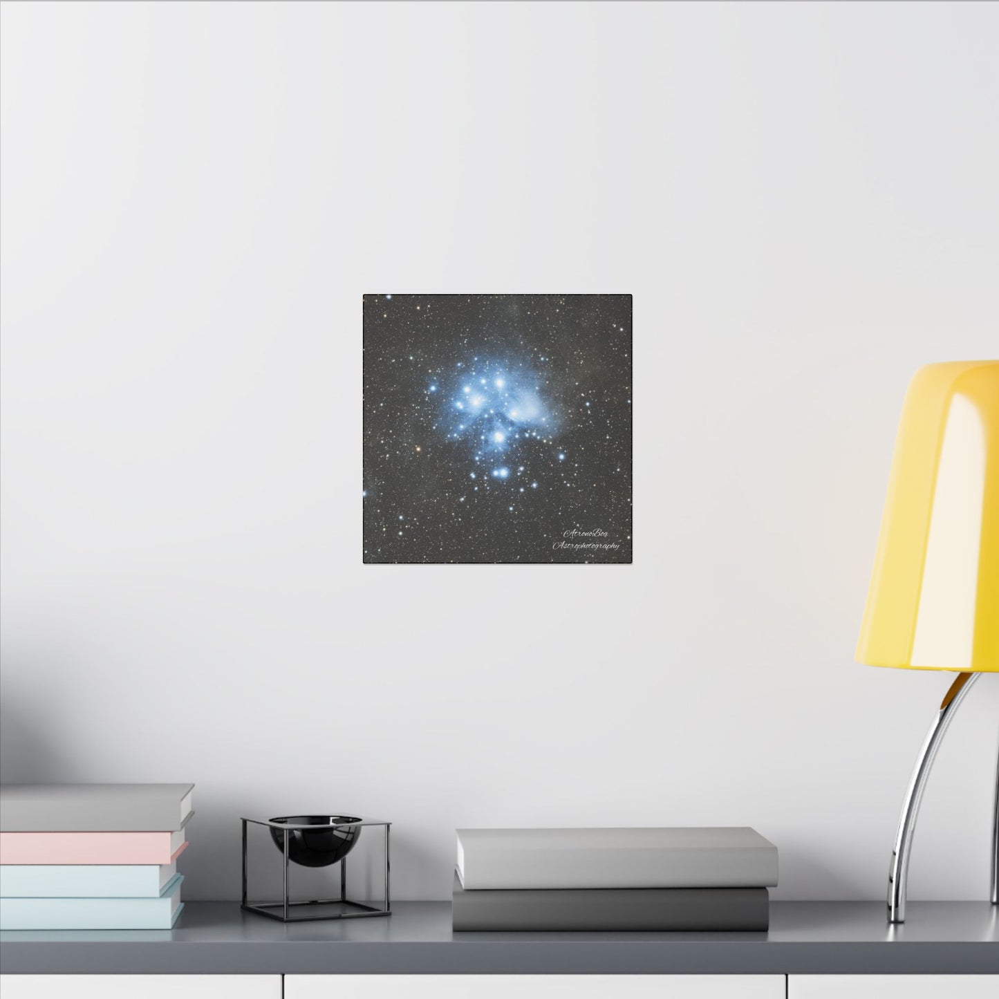 Canvas Print Pleiades Star Cluster created by AstronoBoa