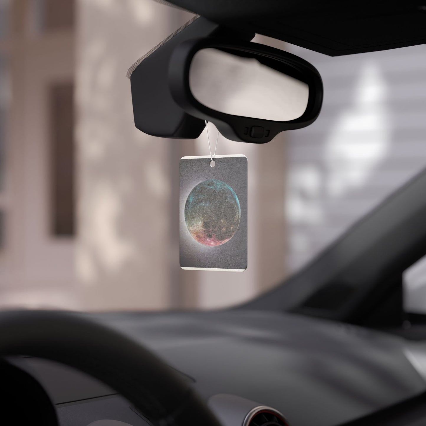 Car Air Freshener Full Moon Art